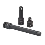 Husky 6-Piece Impact Accessory Set, 3/8 in. and 1/2 in. Drive Extensions and Adapters thumbnail 3