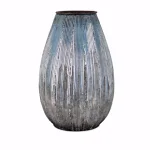 IMAX Robinson Blue Large Metal Amphora Floor Vase thumbnail 1