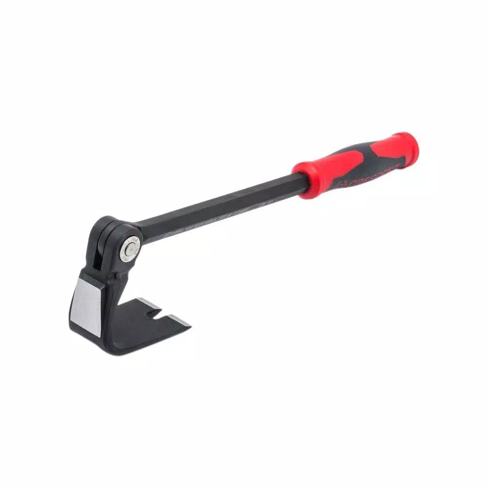 Crescent 18 in. Indexing Flat Pry Bar with 15-Position Locking Head
