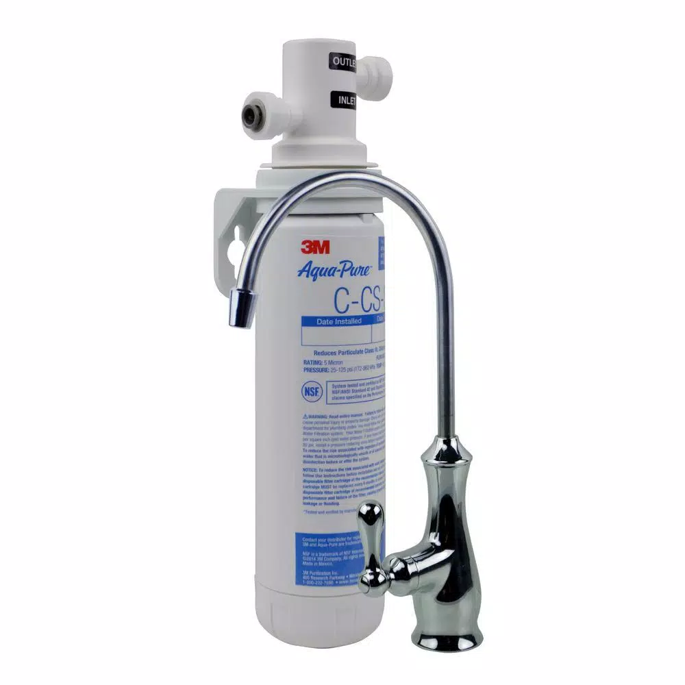 3M Aqua-Pure AP-DWS1000 Under Sink Water Filtration System with Dedicated Faucet