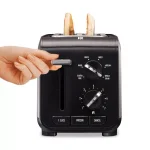 Hamilton Beach Expert-Toast 2-Slice Toaster, 900W, Black and Stainless Steel with Wide Slots thumbnail 8