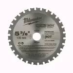 Milwaukee MetalTech 5-3/8 in. Circular Saw Blade Set, 30T Ferrous & 50T Non-Ferrous (2-Pack) thumbnail 2