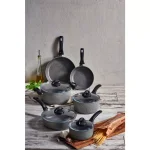 Ballarini Parma 10-Piece Aluminum Ceramic Nonstick Cookware Set, Gray thumbnail 6
