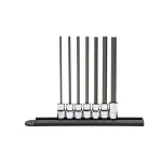 GearWrench 3/8 in. Drive Long Length Hex Bit SAE Socket Set, 7-Piece thumbnail 5