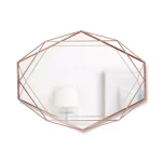 Umbra Prisma Modern Copper Wall Mirror, Metal and Glass Accent Mirror thumbnail 2