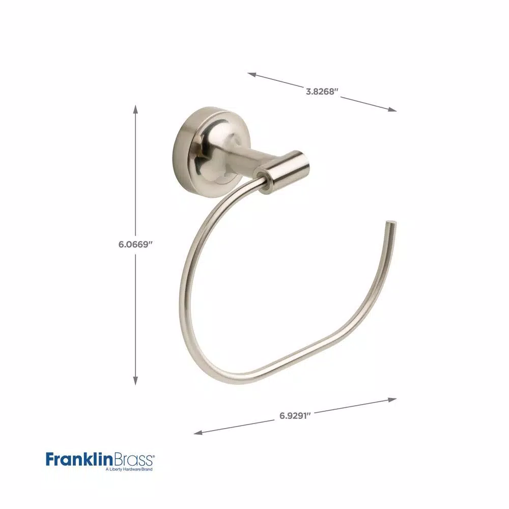 Franklin Brass Voisin 3-Piece Brushed Nickel Bath Hardware Set