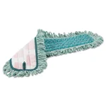 Rubbermaid Commercial Products HYGEN 24 in. Microfiber Dust Mop Pad with Fringe, Green thumbnail 2
