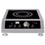 SPT 1800W Commercial Countertop Induction Cooktop - Black Stainless Steel thumbnail 1