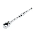 Husky 1/4 in. Drive Pass Through Ratchet, 72-Tooth, Chrome Finish thumbnail 1