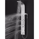 AKDY 65 in. Stainless Steel 8-Jet Rainfall Waterfall Shower Panel System with Handheld Wand thumbnail 2