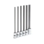GearWrench 3/8 in. Drive Metric Long Length Hex Bit Socket Set, 6-Piece thumbnail 6