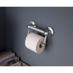 Delta Traditional Toilet Paper Holder with Assist Bar, Polished Chrome thumbnail 4