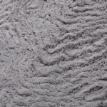 Noble House Toscana Trout Faux Fur Throw Blanket, Gray Modern Solid Pattern thumbnail 2