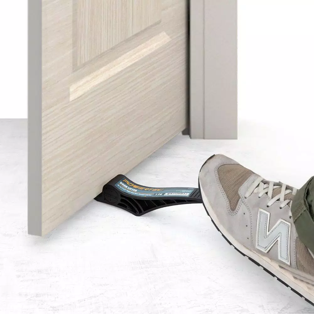 POWERTEC Door Lifter Installation Tool, Foot Operated Door Support for One-Person Installation