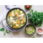 masterpan Granite Ultra 5 qt. Cast Aluminum Nonstick Stock Pot with Glass Lid, Black Marble thumbnail 6