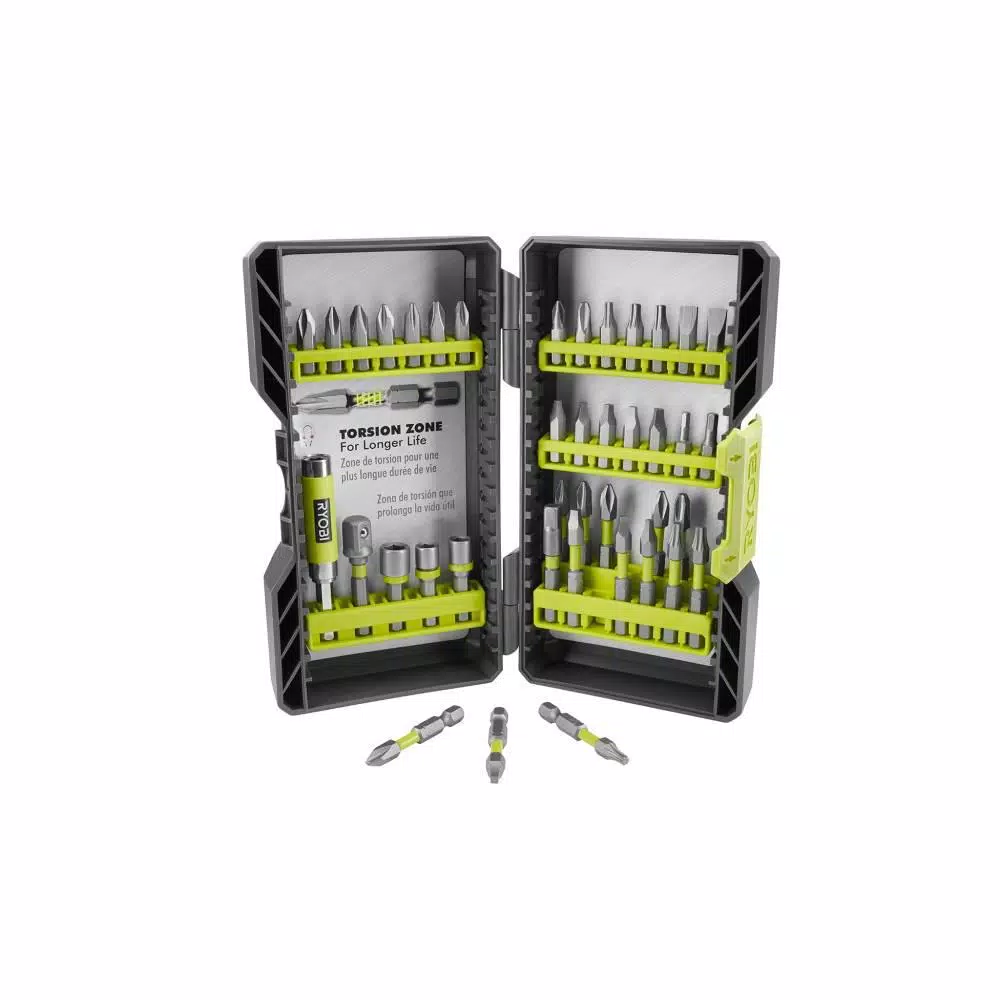 RYOBI 61-Piece Drill Bit and Impact Rated Driving Bit Set