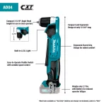 Makita 12V MAX CXT 3/8 in. Right Angle Cordless Drill/Driver (Tool Only) thumbnail 2
