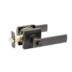 Copper Creek Craftsman Remi Tuscan Bronze Privacy Lever for Bedroom and Bathroom thumbnail 1