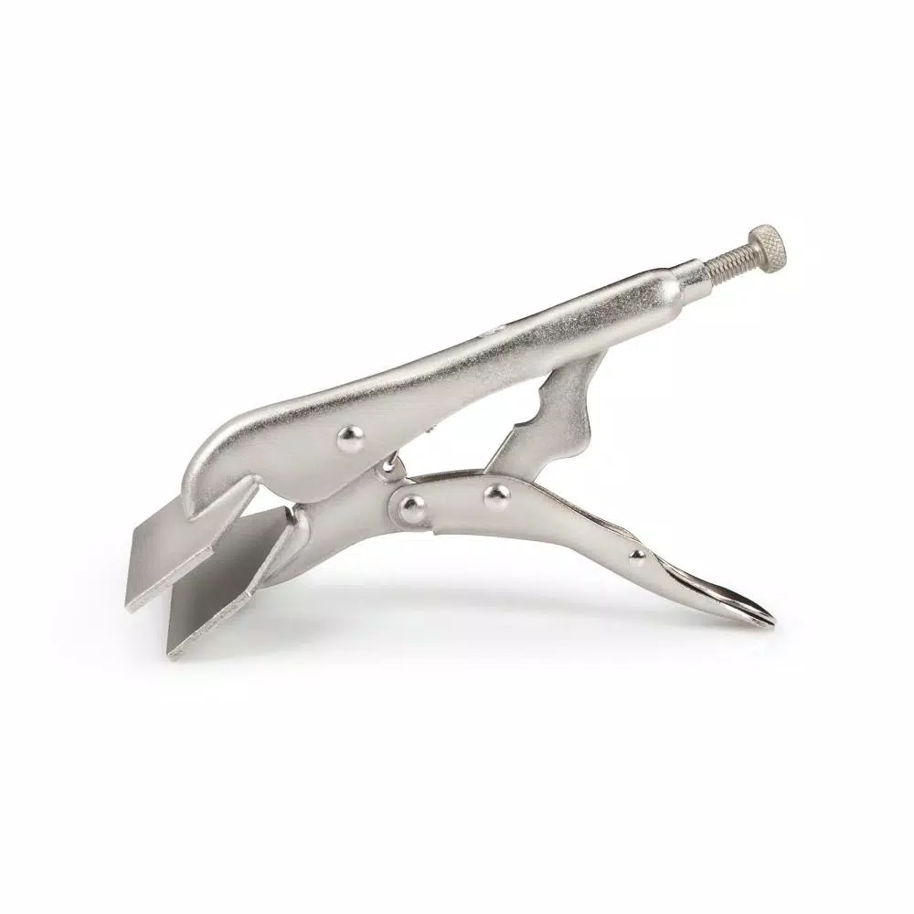 TEKTON 8 in. Sheet Metal Clamp, Locking Pliers with Wide Flat Jaws