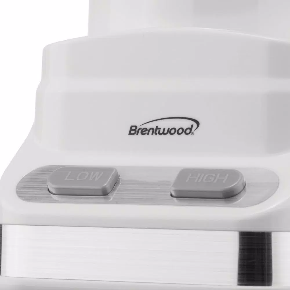 Brentwood Appliances 3-Cup 2-Speed Food Processor, White