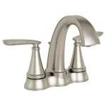 American Standard Somerville 4 in. Centerset 2-Handle Bathroom Faucet with Pop-Up Drain, Brushed Nickel thumbnail 1