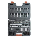 Crescent 121-Piece 1/4 in. and 3/8 in. Drive SAE/Metric Mechanics Tool Set thumbnail 4