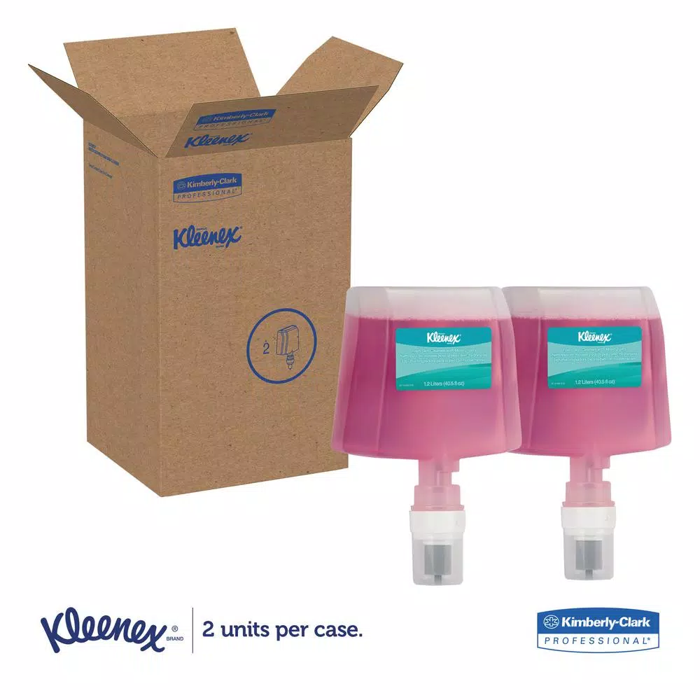 Kleenex Citrus Floral Foam Cleanser Refill with Moisturizers, 1200 ml (2 per Carton)