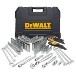 DEWALT 118-Piece Mechanics Tool Set with Ratchet and Socket Set thumbnail 1