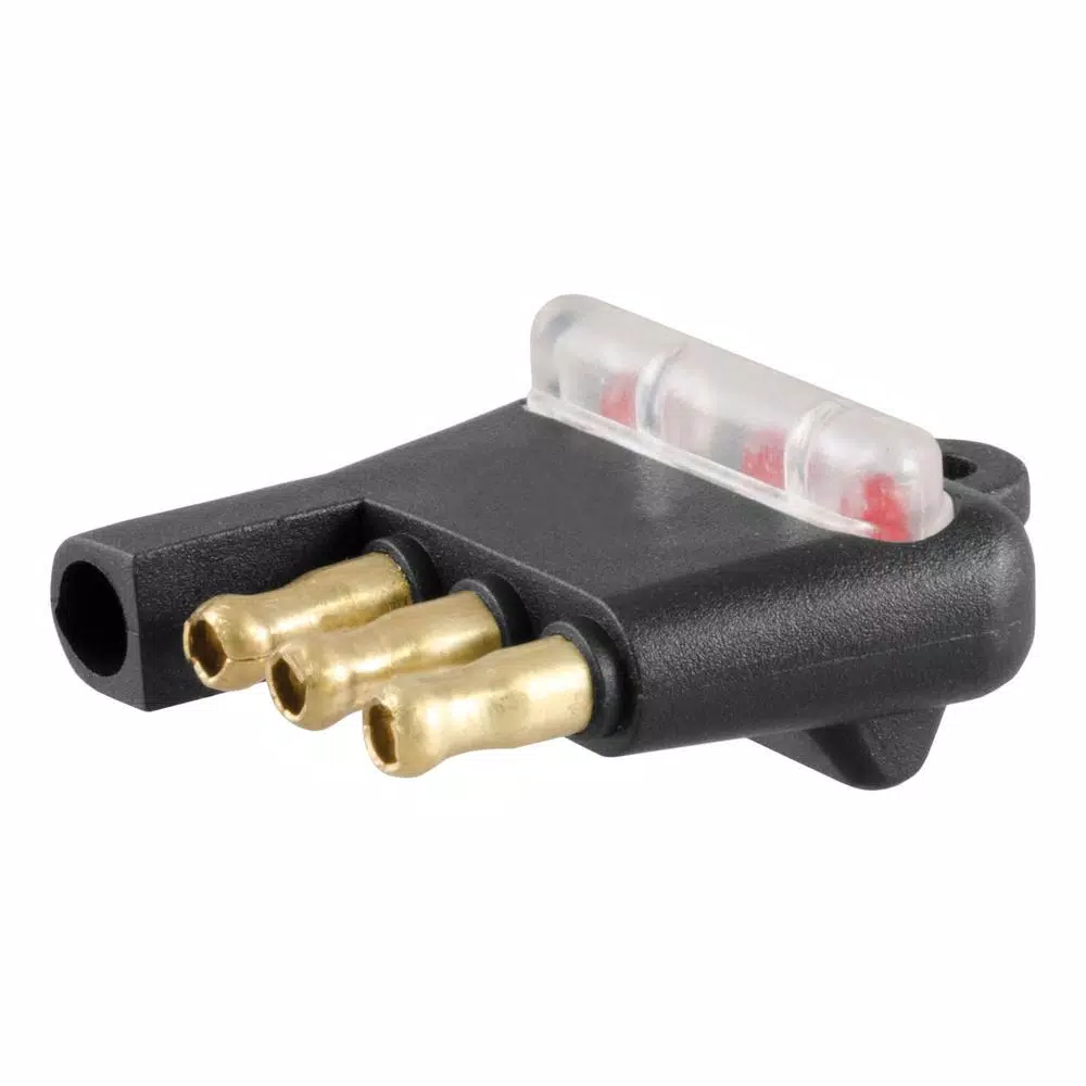 CURT 4-Way Flat Connector Tester for Trailer Wiring and Electrical Diagnostics