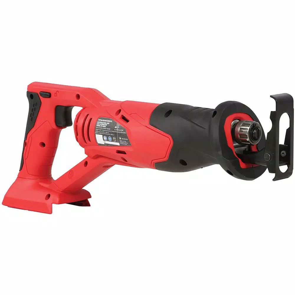 Powerworks 20V Cordless Reciprocating Saw, Brushless, Tool Only