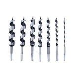 Professional Woodworker 7-Piece Heat Treated Carbon Steel Auger Bit Set for Hard and Soft Wood thumbnail 2