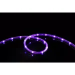 DEERPORT DECOR 16 ft. 108-Light Purple LED Rope Light, 360° Continuous Shine, Indoor/Outdoor Weather Resistant thumbnail 1