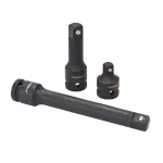 Husky 3-Piece Impact Accessory Set, 1/2 in. Drive Extensions and Adapter thumbnail 1