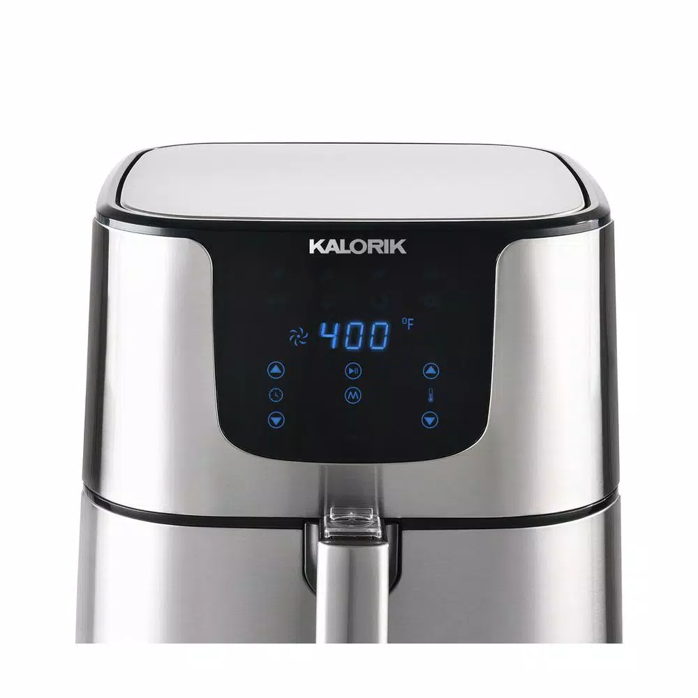 Kalorik 3.5 Qt. Stainless Steel Digital Air Fryer with 8 Presets