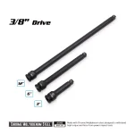 Capri Tools 3/8 in. Drive Wobble Impact Extension Bar Set, 3-Piece thumbnail 4