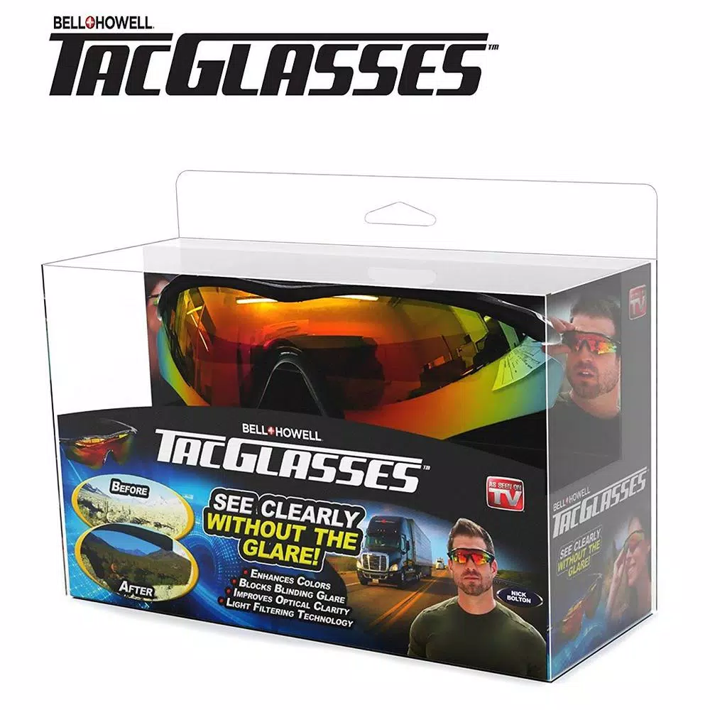 Bell + Howell Tac Glasses Polarized Sports Sunglasses with UV Protection