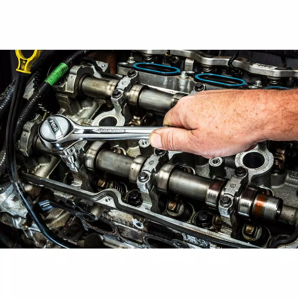 Husky 91-Piece 3/8 in. Drive SAE and Metric Socket and Bit Socket Set