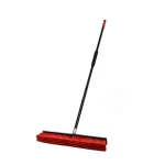 Alpine Industries 24 in. 2-in-1 Squeegee Push Broom, Red (3-Pack) thumbnail 6