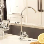 Aquasana 3-Stage Max Flow Under Counter Water Filtration System with Chrome Faucet thumbnail 3