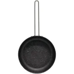 Starfrit The Rock 6.5 in. Aluminum Nonstick Frying Pan with Tempered Glass Lid, Black Speckle thumbnail 1