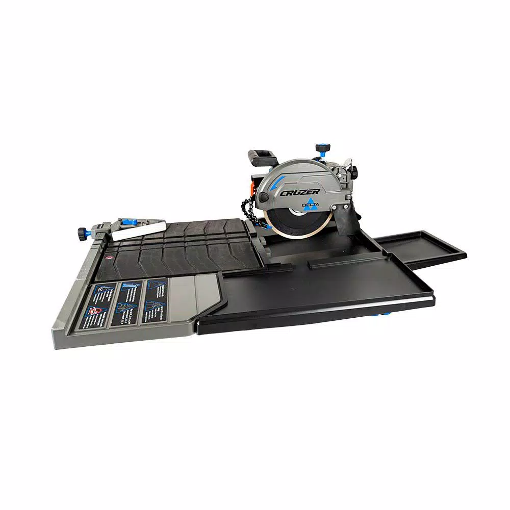Delta 10 in. Wet Tile Saw, 15 Amp, 2.8 HP with 34 in. Rip Capacity