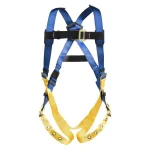 Werner LiteFit Standard 1 D-Ring Safety Harness, XL, Blue thumbnail 1