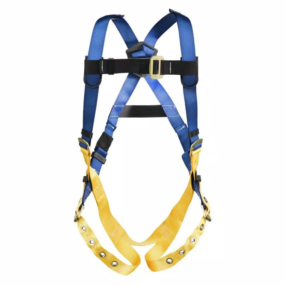 Werner LiteFit Standard 1 D-Ring Safety Harness, XXL, Blue