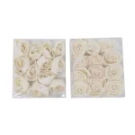 LITTON LANE White Sola Wood Carnation and Ranunculus Artificial Flowers, Set of 2 thumbnail 2