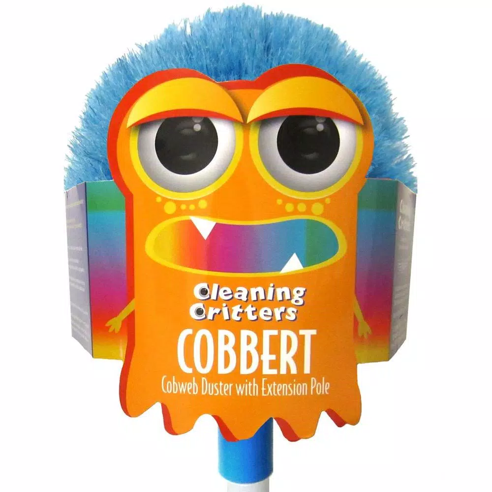 Ettore Cleaning Critters Cobbert Cobweb Duster with Telescoping Extension Pole