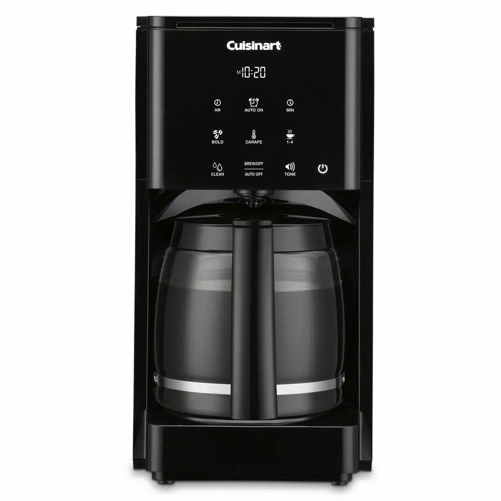 Cuisinart 14-Cup Touchscreen Black Drip Coffee Maker with PerfecTemp Technology