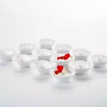 MALACASA 3.5 in. White Ceramic Ramekins Set of 6 - Porcelain Souffle Dishes thumbnail 5