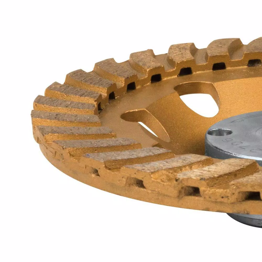 Makita 5 in. Turbo Low-Vibration Diamond Cup Wheel for Angle Grinders