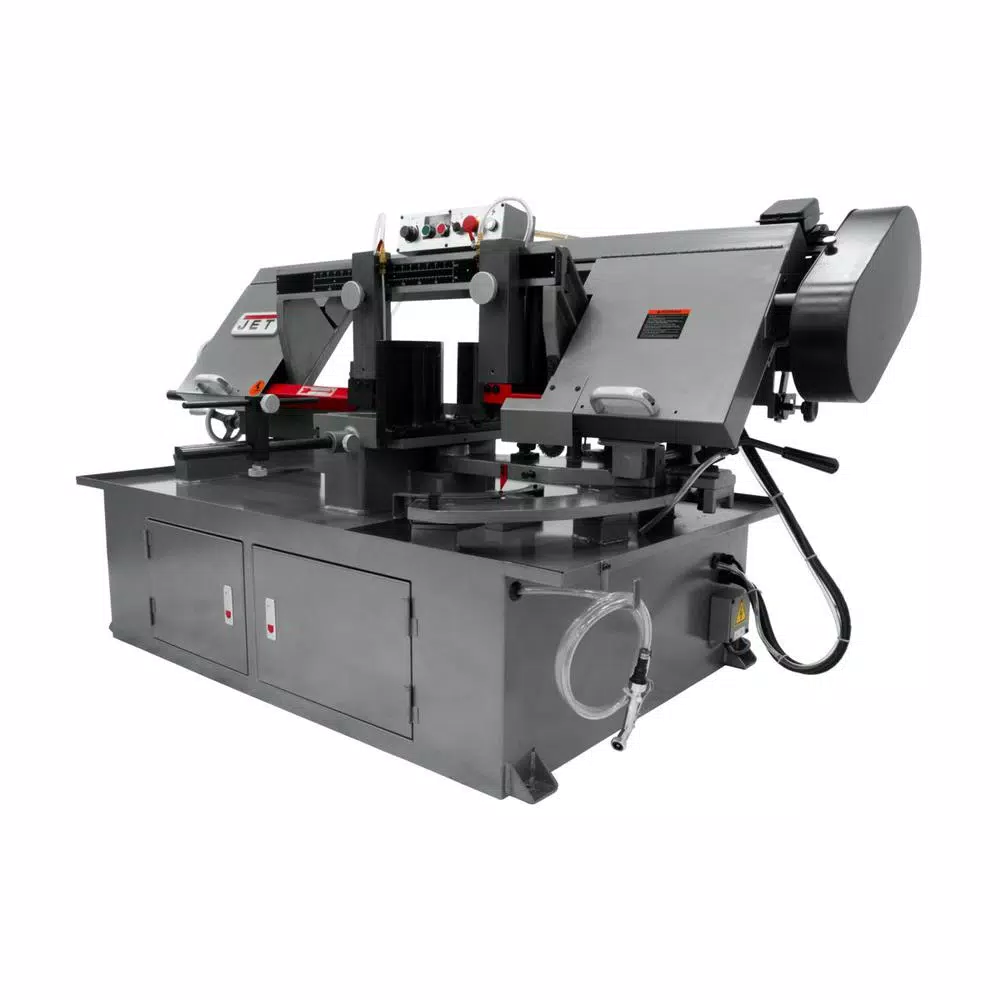 Jet 10 in. x 18 in. Horizontal Dual Mitering Metalworking Bandsaw, 2 HP, 230V