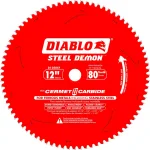 Diablo Steel Demon Cermet II 12 in. 80-Tooth Carbide Metal Cutting Saw Blade for Stainless Steel thumbnail 1